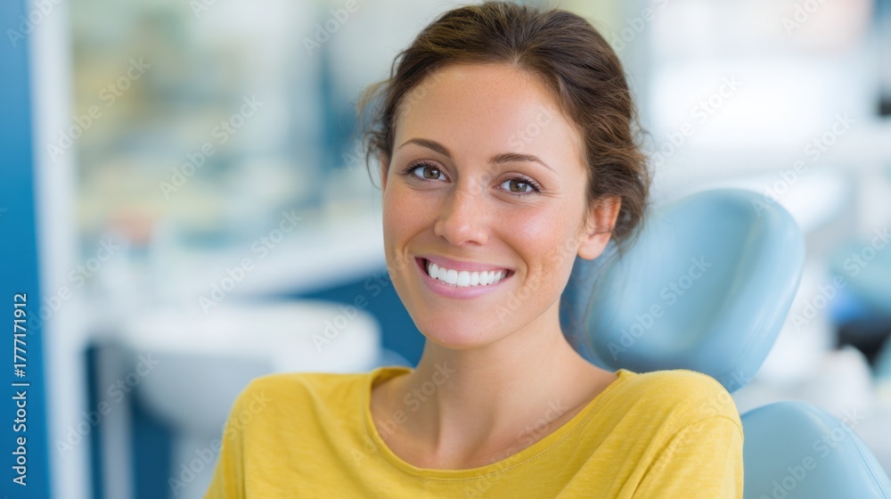 Zufriedene Patientin